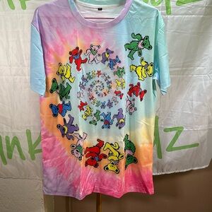 Grateful Dead inspired Dancing Bear Tye Dye